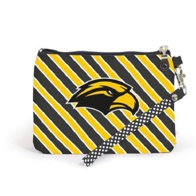 Southern Miss Golden Eagles NCAA Striped Wristlet 