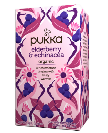 Pukka Organic Elderberry & Echinacea Herbal Tea
