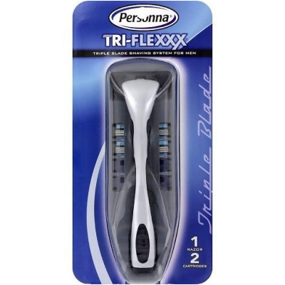 Personna Tri-Flexxx Triple Blade Shaving System For Men 