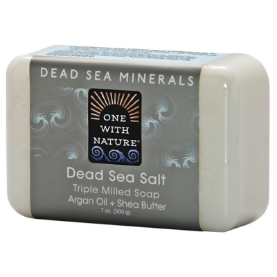 One With Nature Dead Sea Minerals Triple Milled Bar Soap Dead Sea Salt 