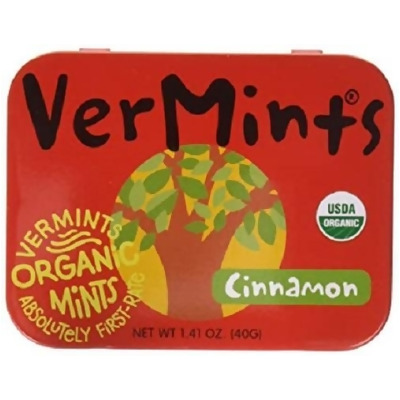 Vermints All Natural Breath Mints Cinnamon 