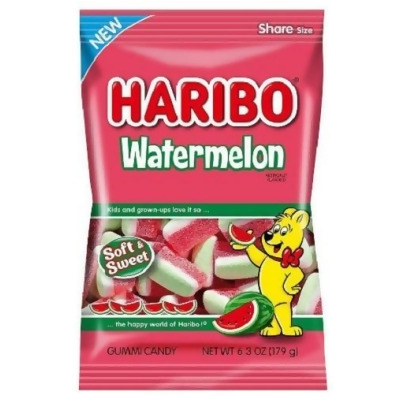 Haribo Gummy Watermelon Candy 