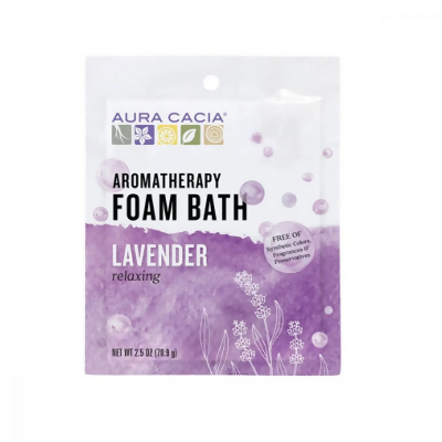 Aura Cacia Aromatherapy Foam Bath Relaxing Lavender 