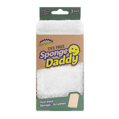 Scrub Daddy Dye Free Sponge Daddy 3 Pack 