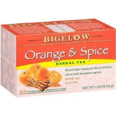 Bigelow Orange & Spice Herbal Tea 