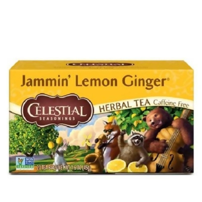 Celestial Seasonings Jammin Lemon Ginger Tea 