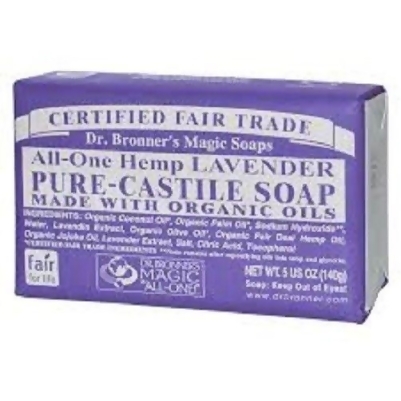 Dr. Bronner's Magic Soaps Hemp Lavender Pure Castile Soap 