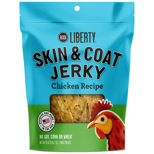 Liberty Skin & Coat Grain Free Jerky for Dogs Chicken Recipe