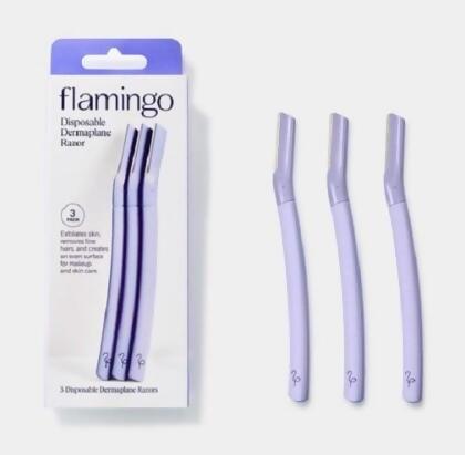 Flamingo Facial Razors Disposable Dermaplane 