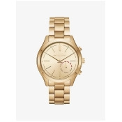 Michael Kors - Slim Runway Hybrid Smartwatch 42mm Stainless Steel - Gold Michael Kors - Slim Runway Hybrid Smartwatch 42mm Stainless Steel - Gold
