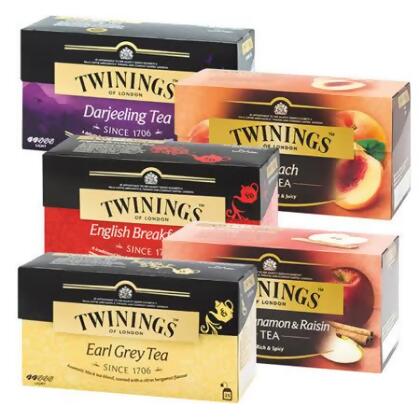 [TWININGS 唐寧茶] 經典紅茶＆調味紅茶系列任選六盒 