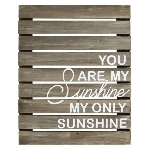 Stratton Home Decor You Are My Sunshine Plank Wood Wall Decor - All