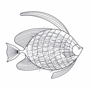 Intricate Fish Wall Decor - All