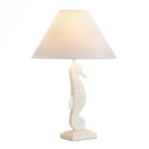White Seahorse Table Lamp - All