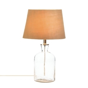 Ripple Glass Bottle Table Lamp - All