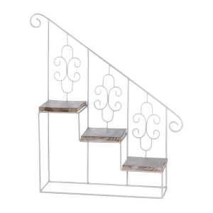 White Stair Steps Wall Shelf - All
