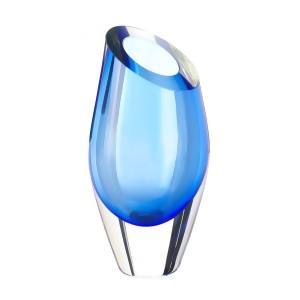 Blue Cut Glass Vase - All