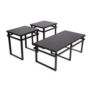 Signature Design by Ashley Laney 3 Piece Occasional Table Set Fsd-ts3-32bk-gg - All