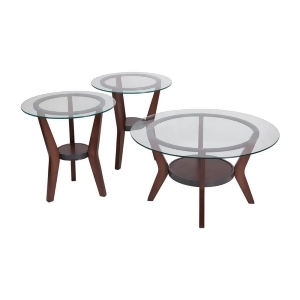 Signature Design by Ashley Fantell 3 Piece Occasional Table Set Fsd-ts3-61db-gg - All