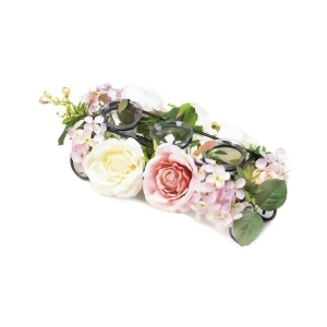 Blooming Faux Floral Candle Holder - All