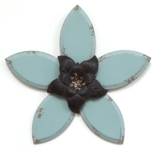 Stratton Home Decor Blue Antique Flower Wall Decor - All
