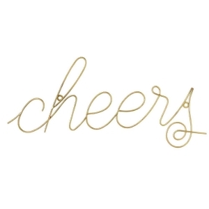 Stratton Home Decor Cheers Wire Script Wall Art - All