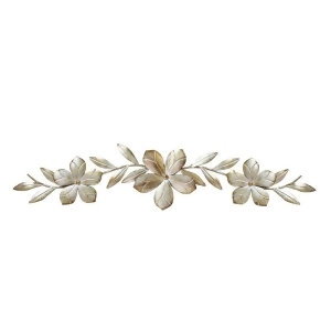 Stratton Home Decor Champagne Flower Over the Door Wall Decor - All
