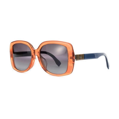 Fendi 高質感太陽眼鏡 橙/藍方框 FF0014FS-OR 視鏡 