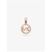 Precious Metal-Plated Sterling Silver Pave Logo Charm Precious Metal-Plated Sterling Silver Pave Logo Charm