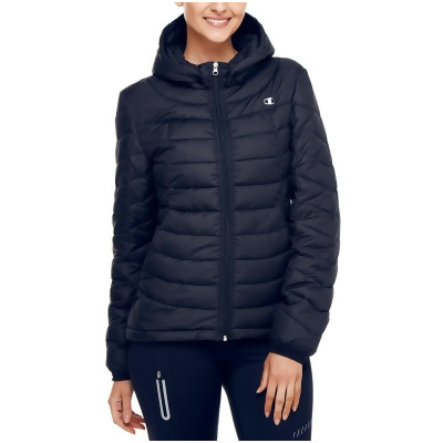 champion puffer jacket black