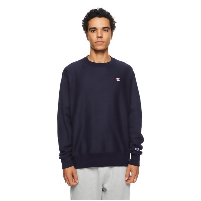 champion reverse weave crew navy