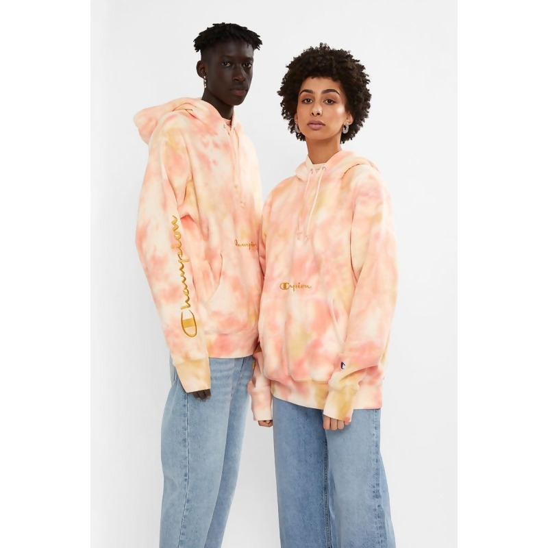 champion reverse weave hoodie peach