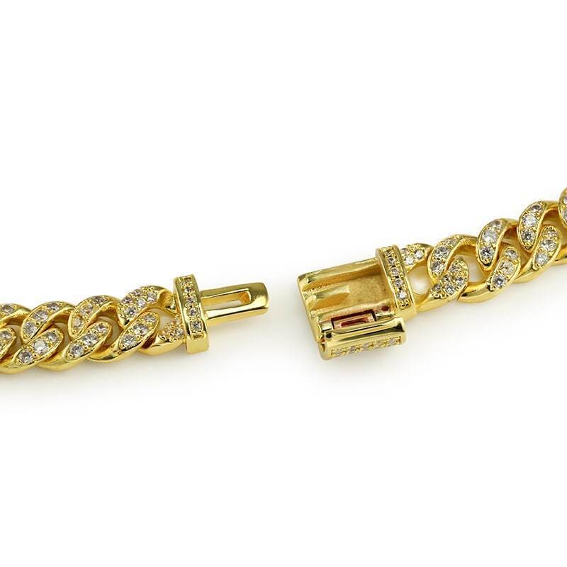 SELENA – Pave Cuban Link Chain