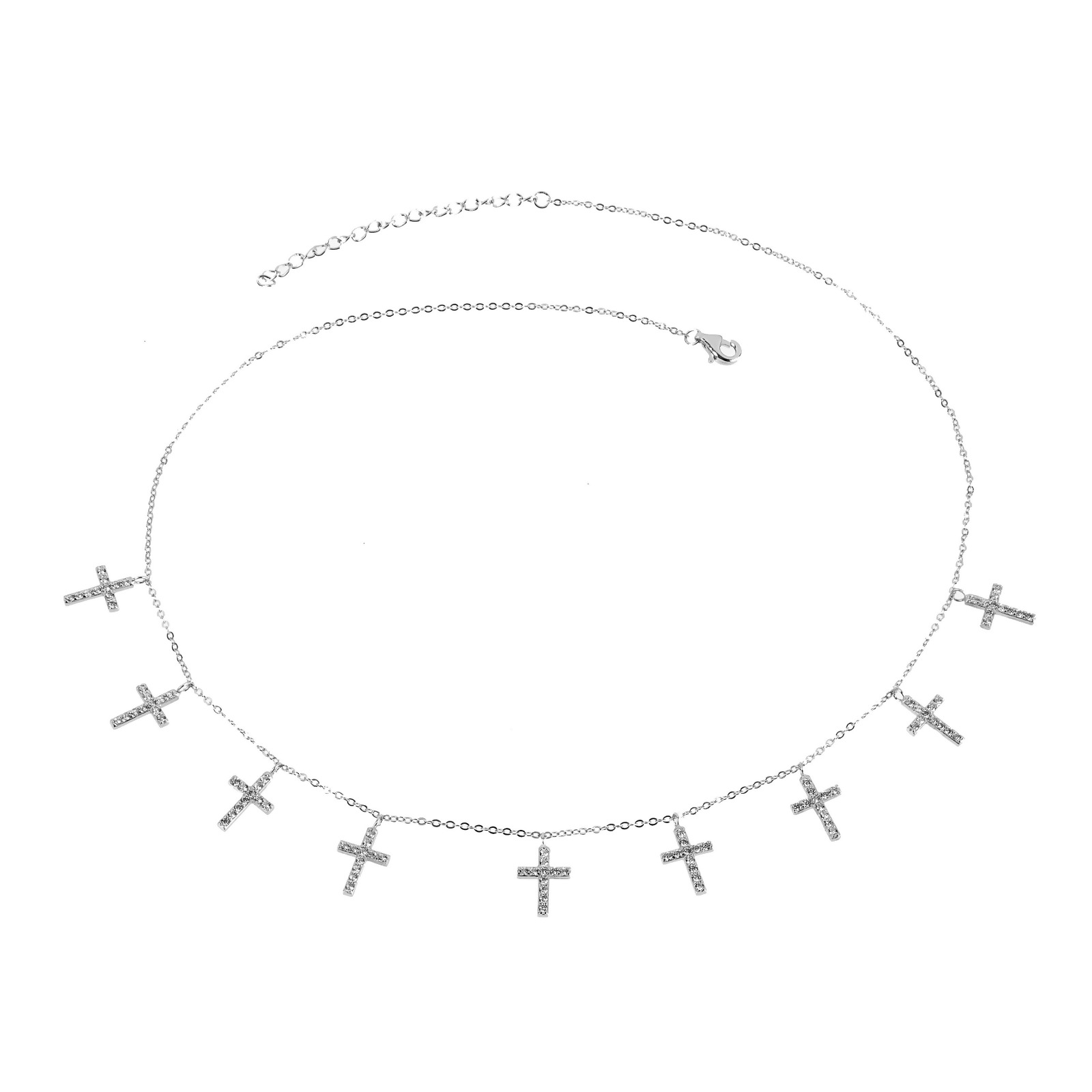 KOURTNEY – Nine Cross Necklace