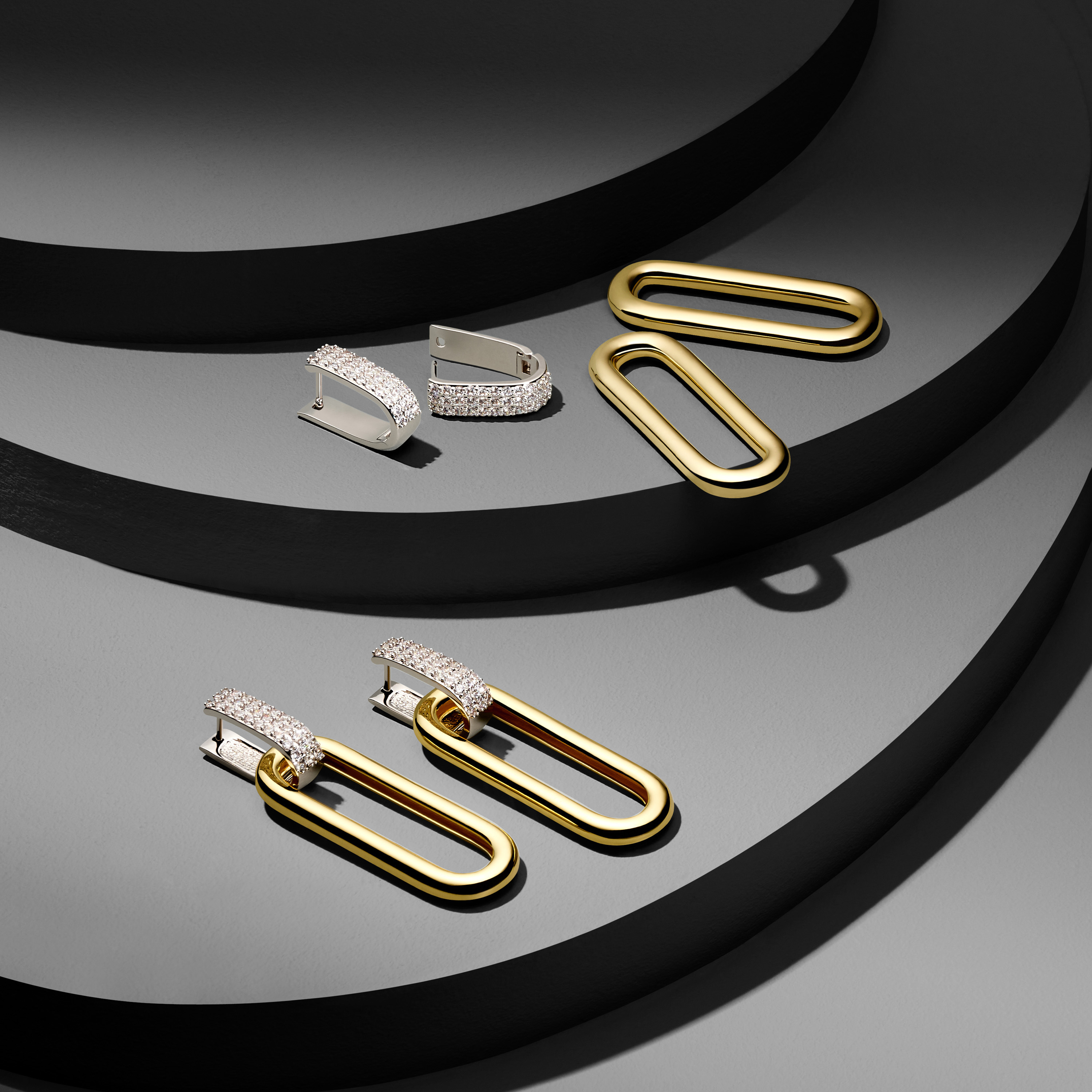 EVA – Convertible Link Drop Earrings