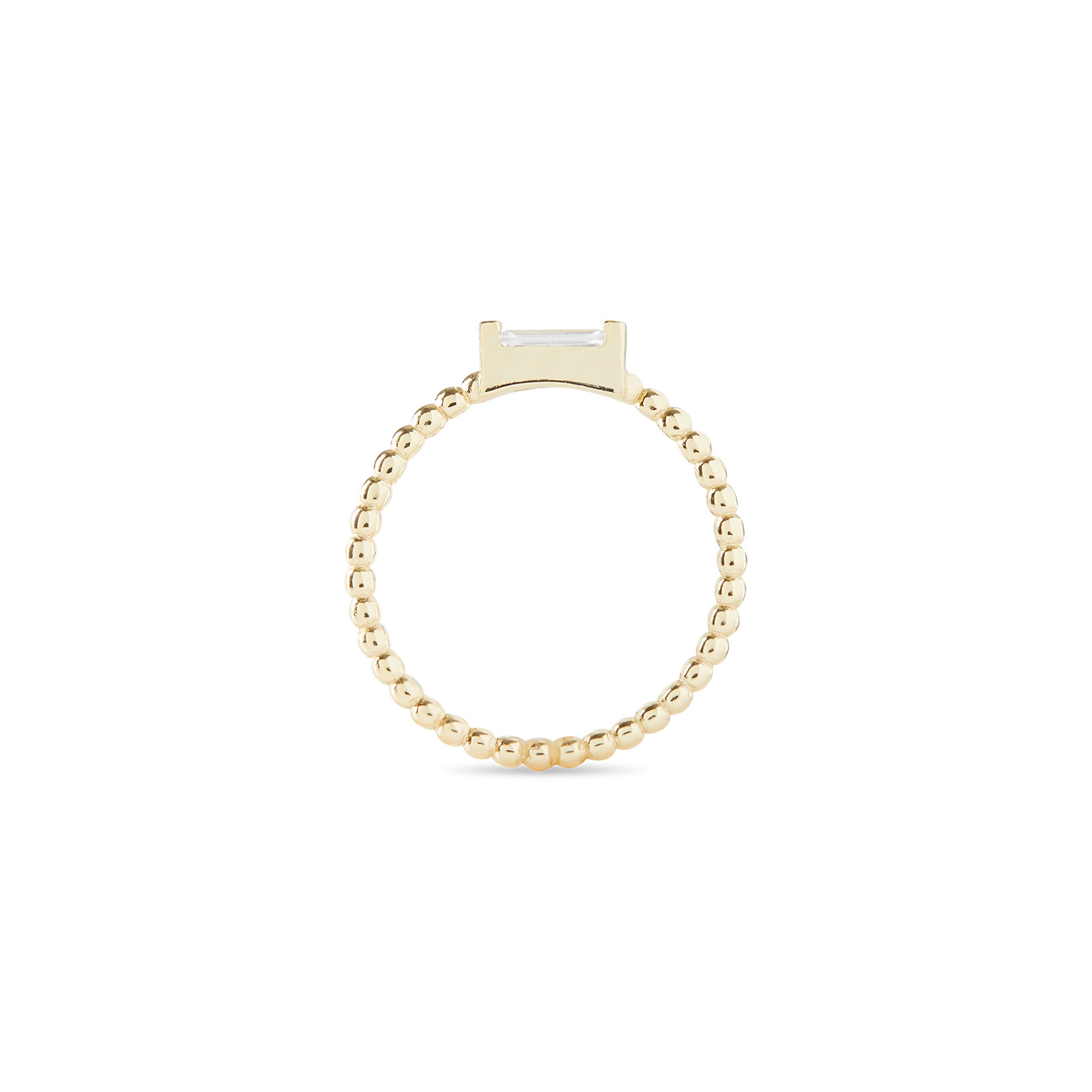ADRIENNE - Spiraled Baguette Ring