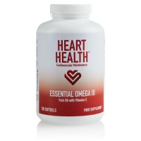 Heart Health Essential Omega III Fish Oil with Vitamin E Limited Time Special