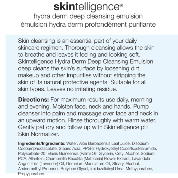 Skintelligence® Hydra Derm Deep Cleansing Emulsion