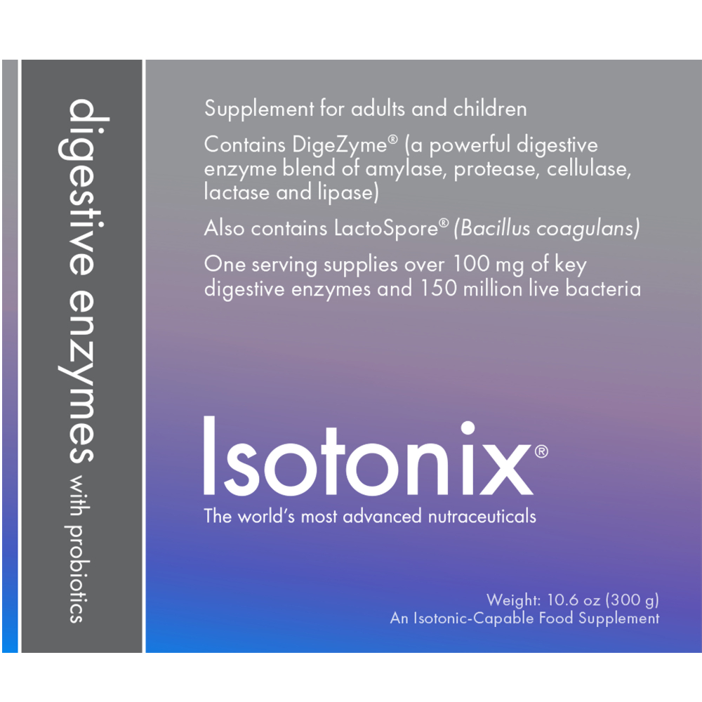 Isotonix Digestive Enzymes with Probiotics for Adults & Children