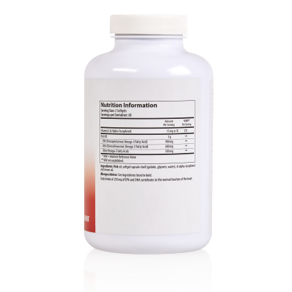 Heart Health Essential Omega III Fish Oil With Vitamin E