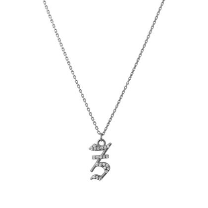 INITIAL – Gothic Letter Necklace