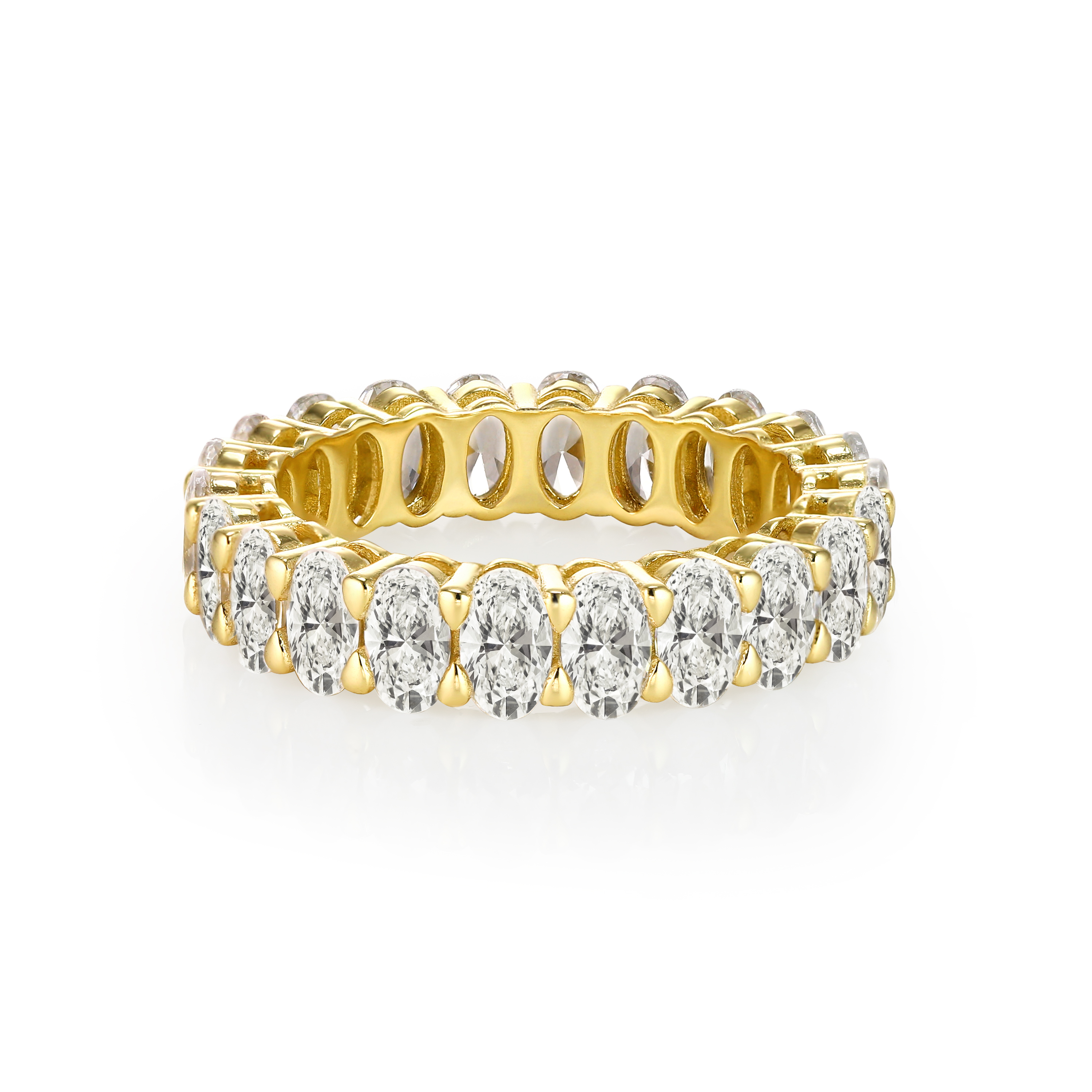 KIMBERLY - Oval Cut Eternity band