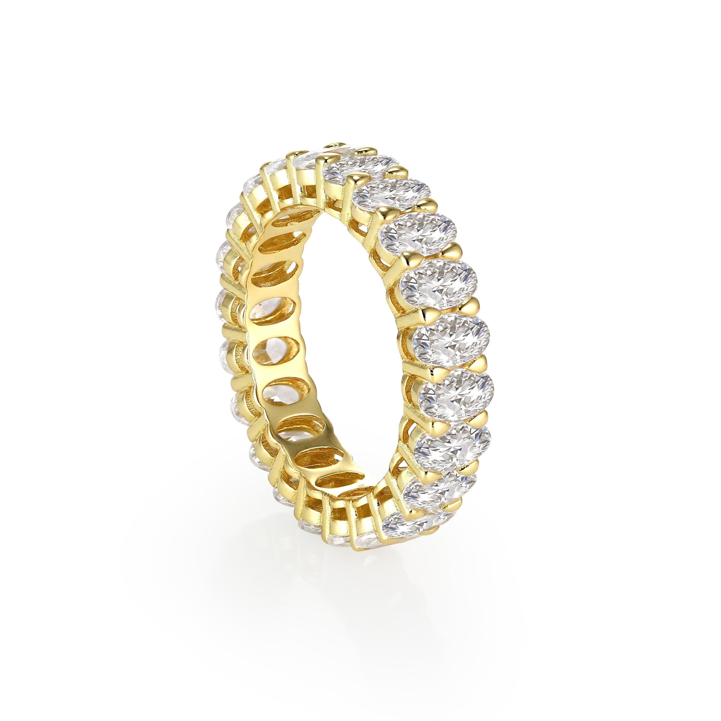 KIMBERLY - Oval Cut Eternity band