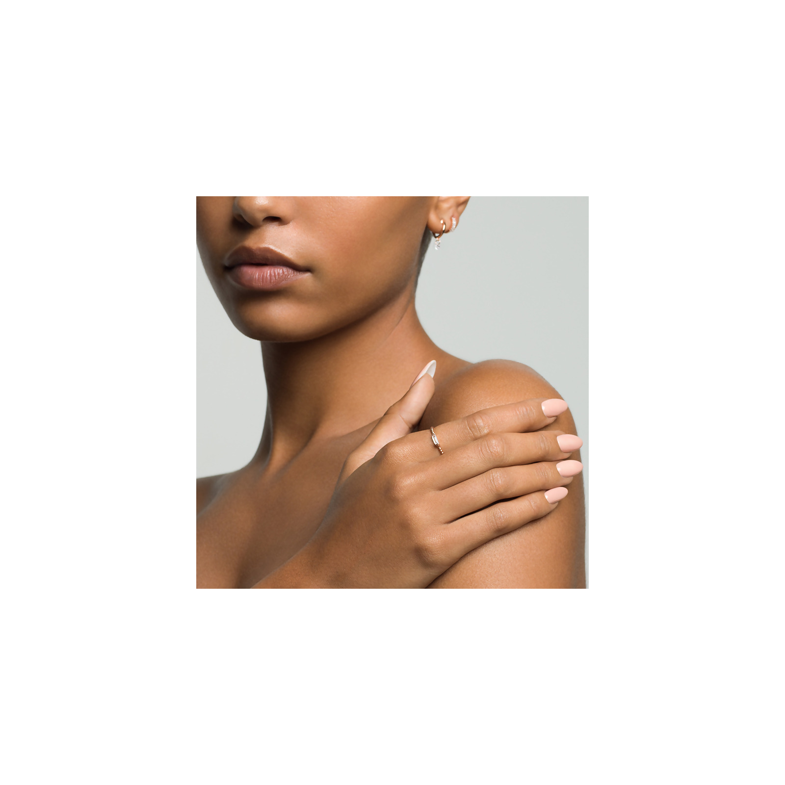 ADRIENNE - Spiraled Baguette Ring