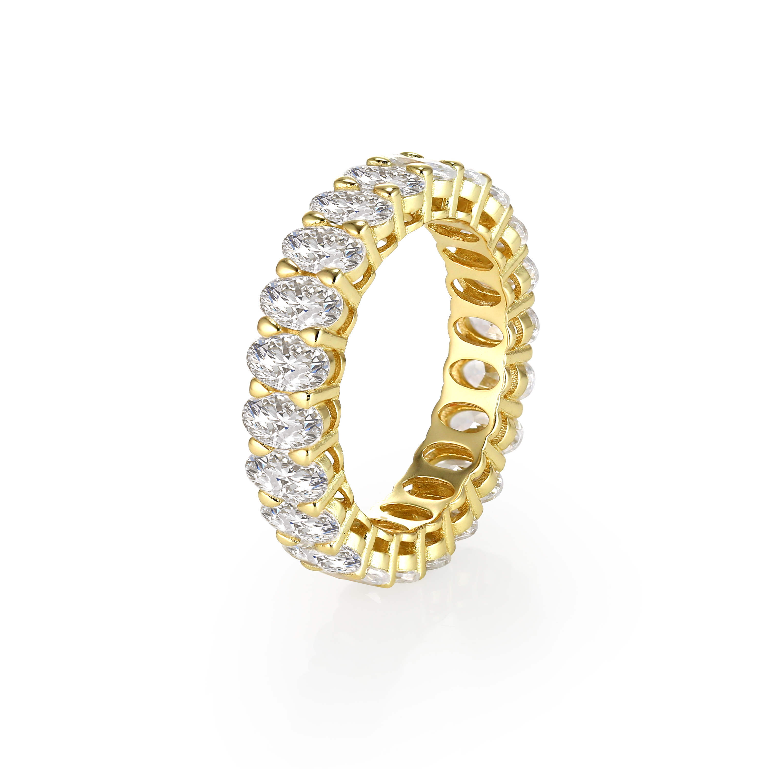 KIMBERLY - Oval Cut Eternity band