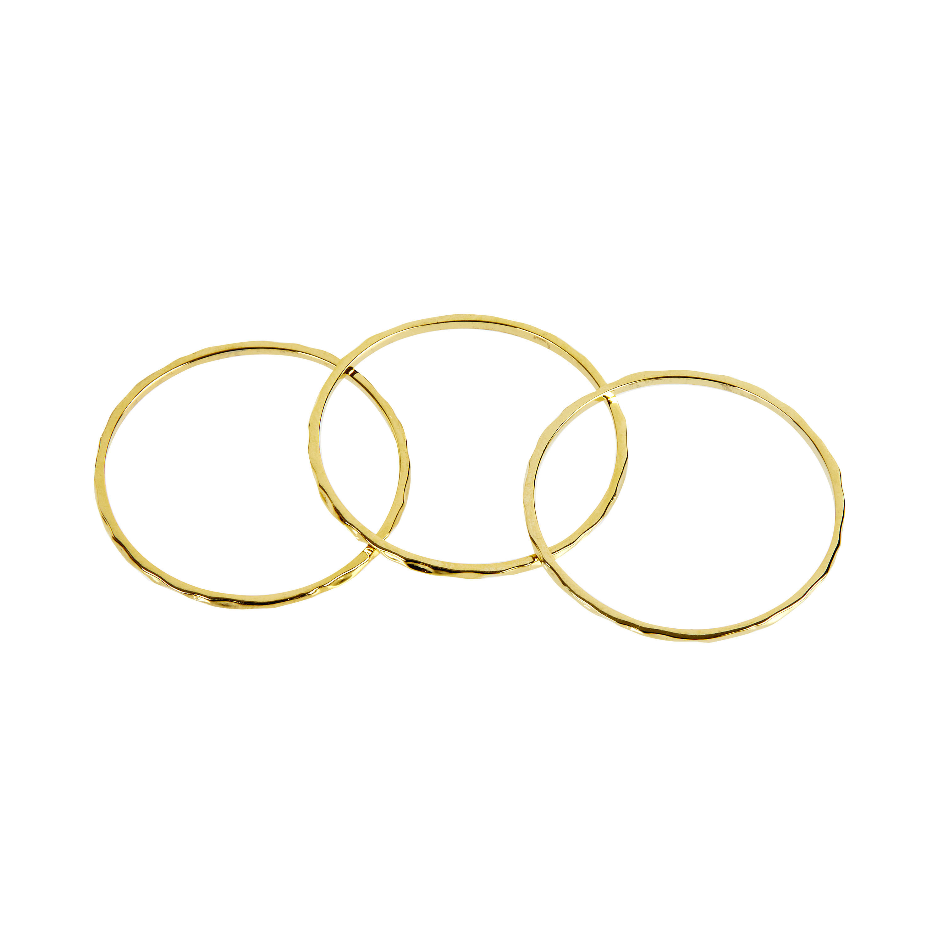 JAMES – Thin Hammered Ring Trio