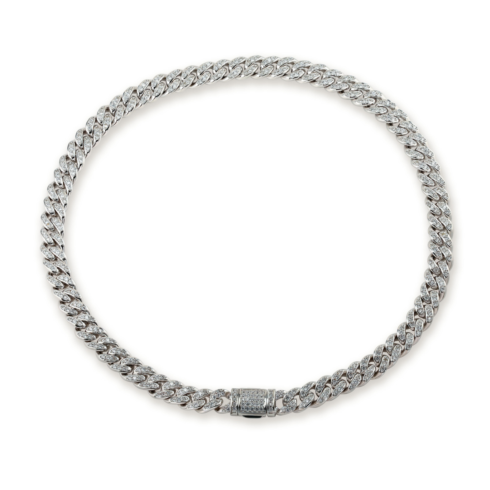 SELENA – Pave Cuban Link Chain