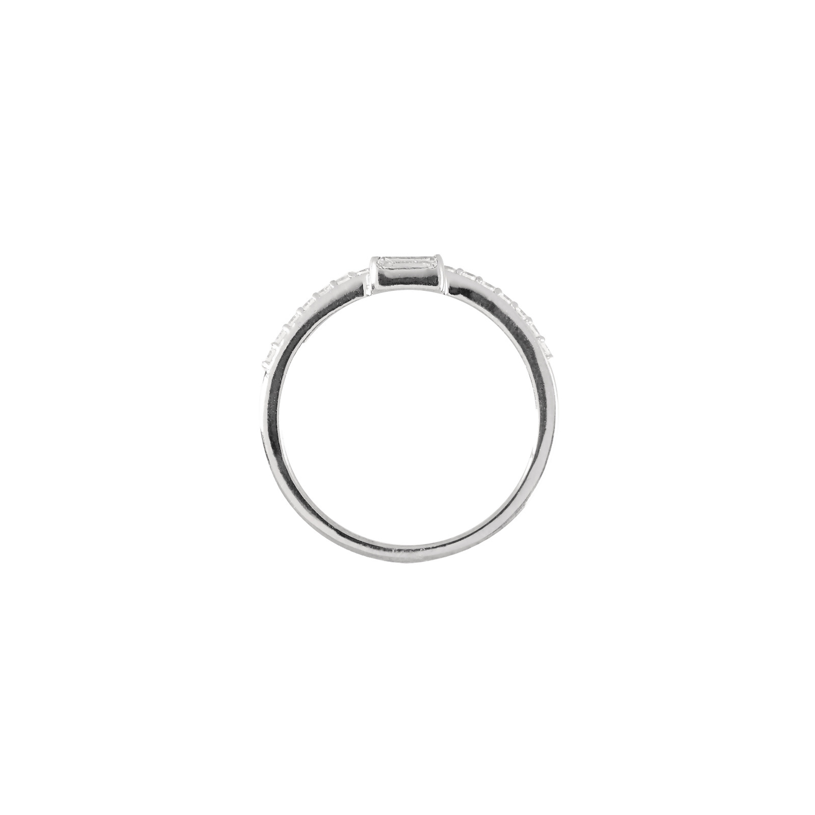 CELIA - Baguette Ring With Sparkle - Final Sale