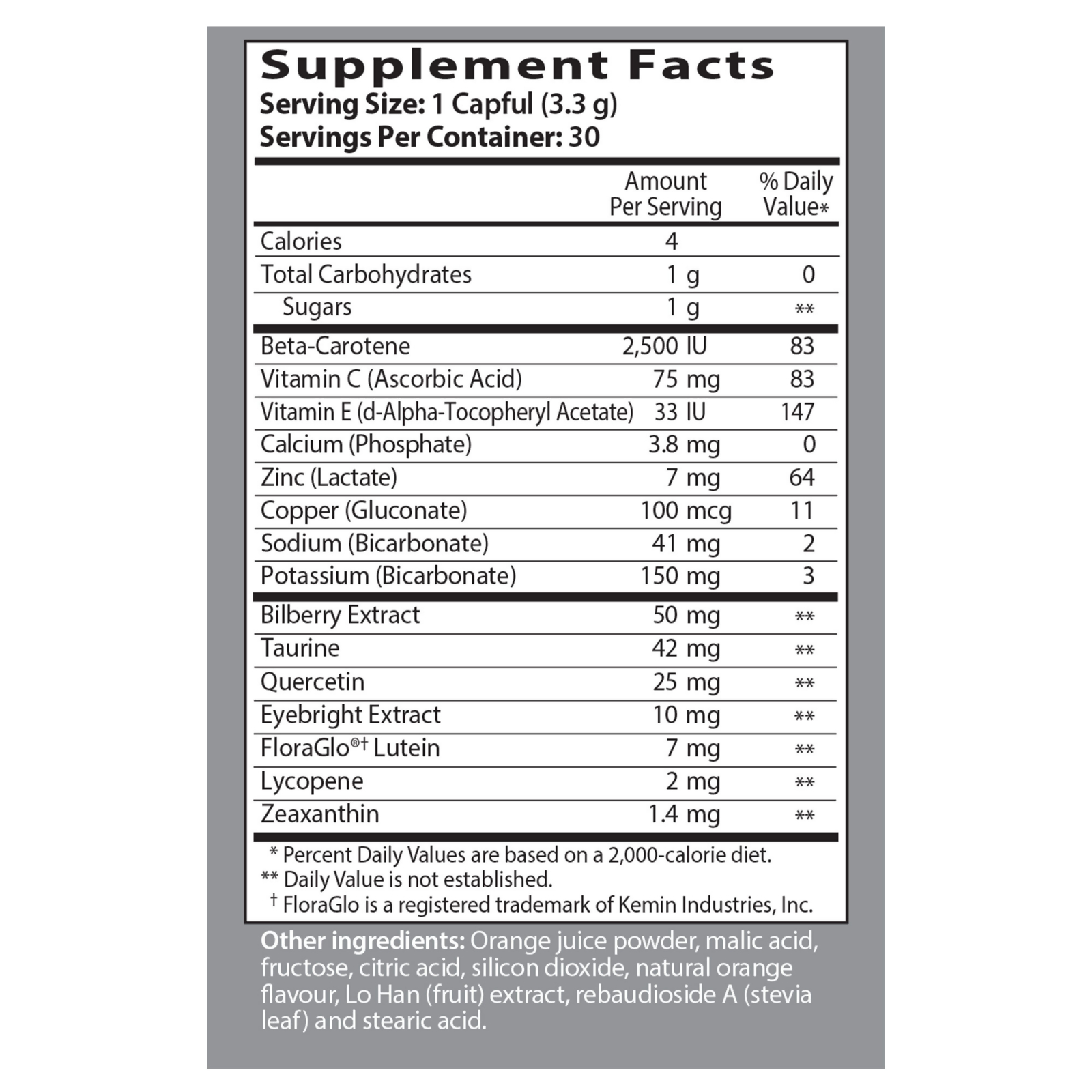 Isotonix® Vision Formula with Lutein