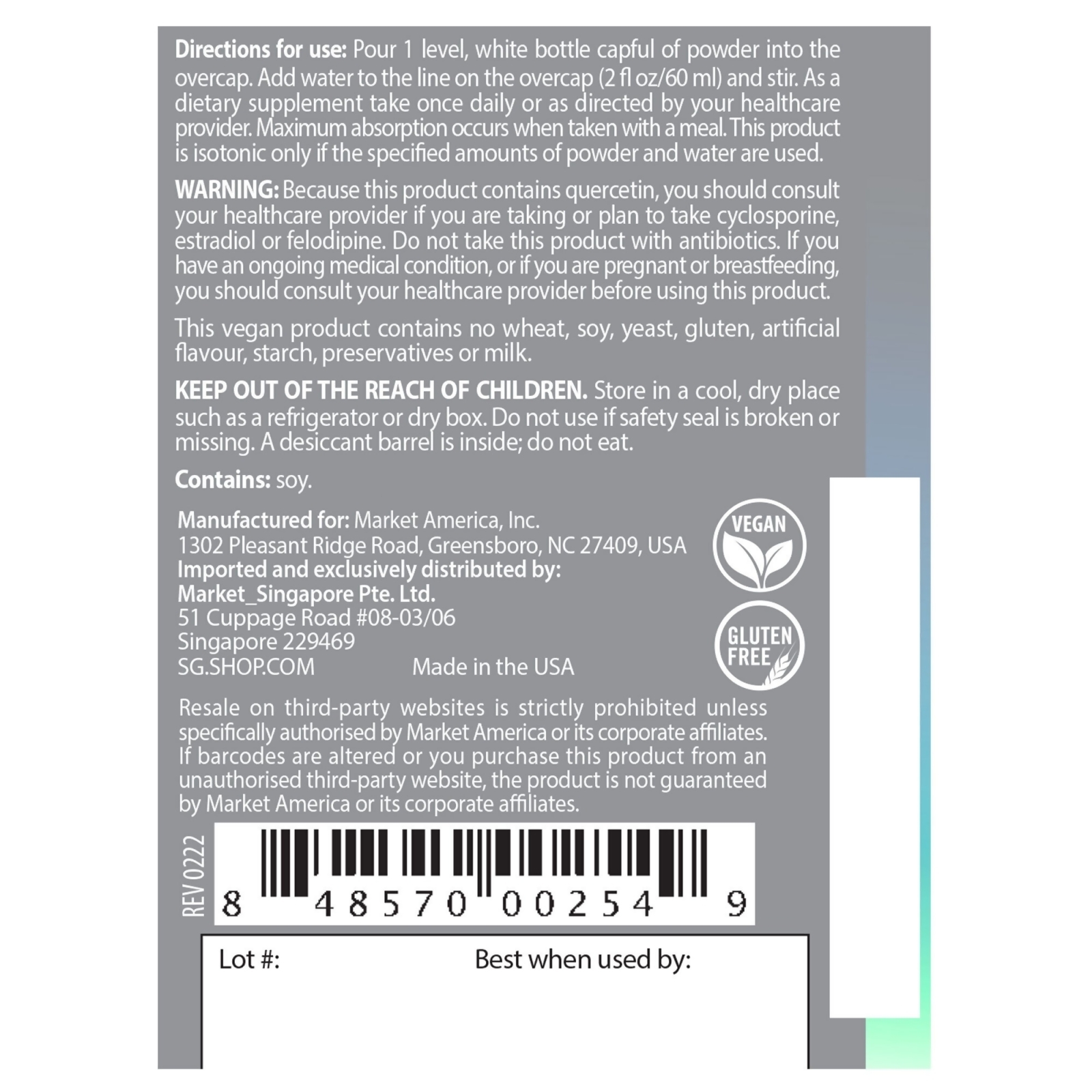 Isotonix® Vision Formula with Lutein